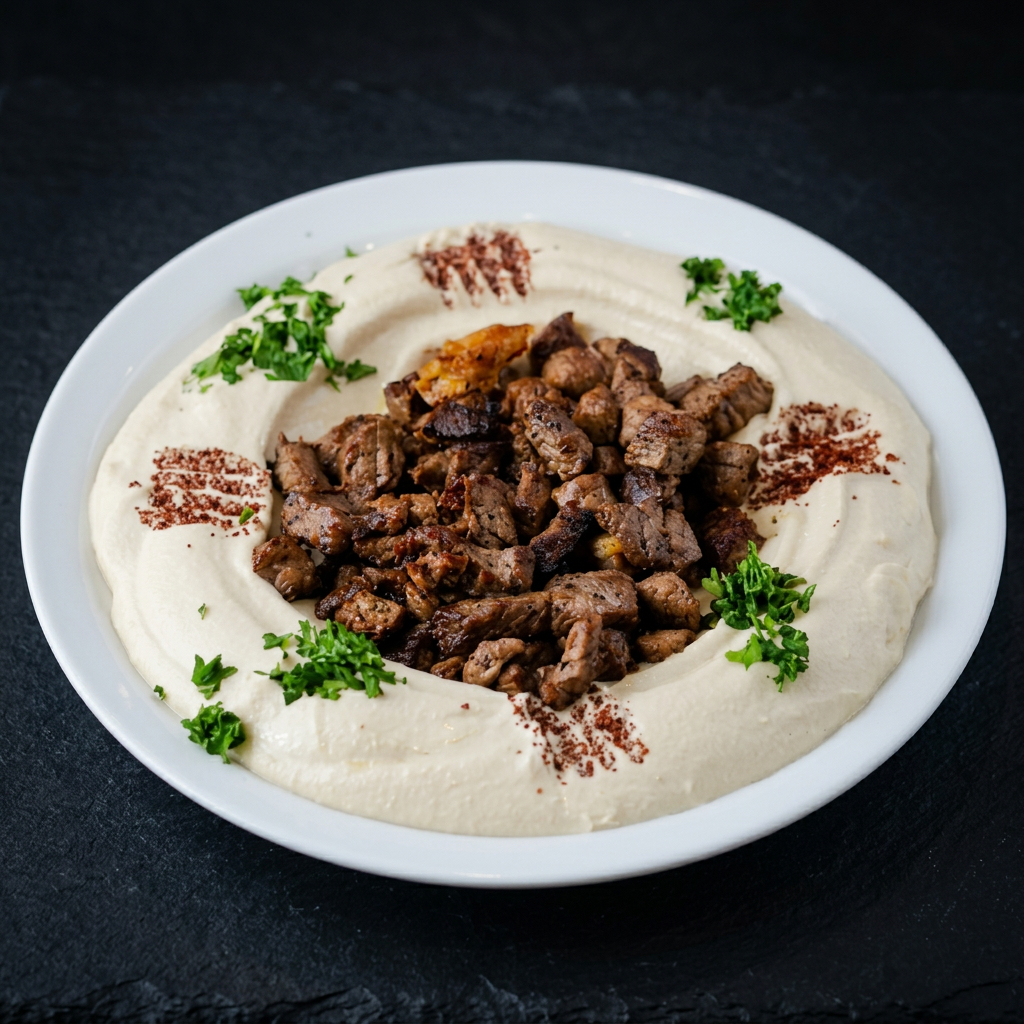 Hummus With Meat