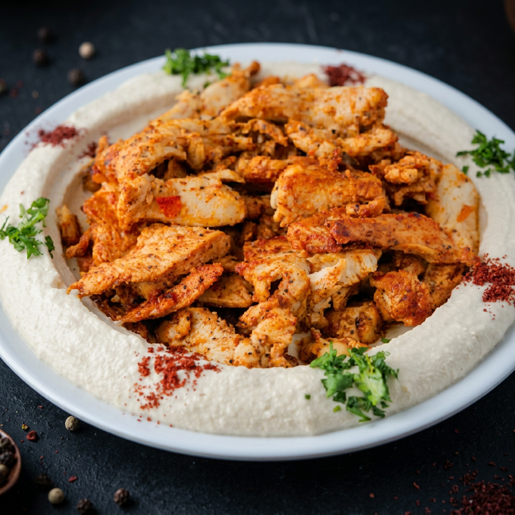 Hummus With Shawarma